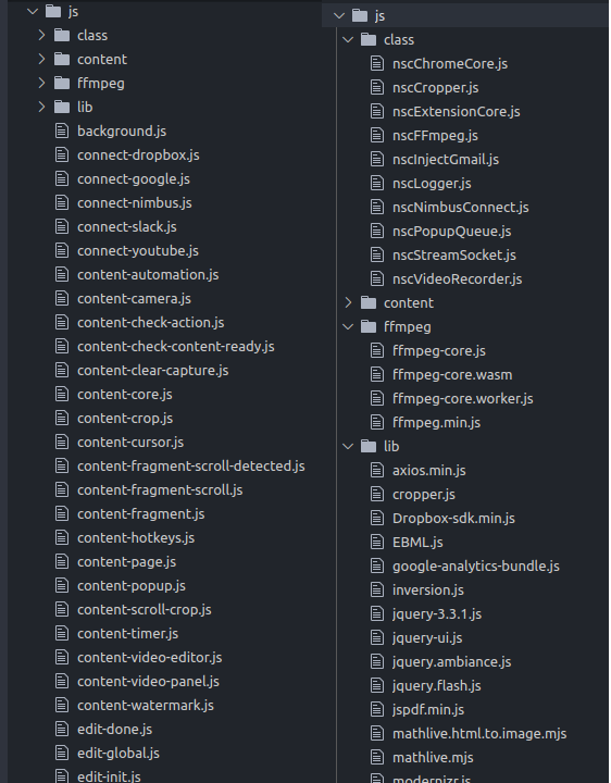 Explore js code