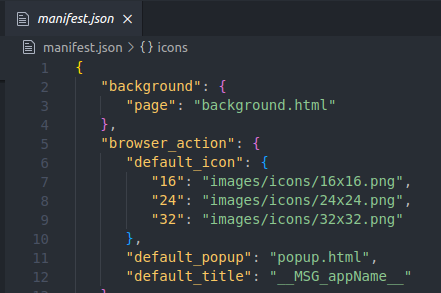 manifest.json file